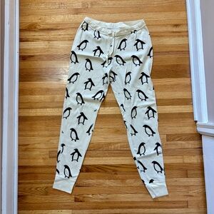 Hanna Andersson adult penguin pajama pants